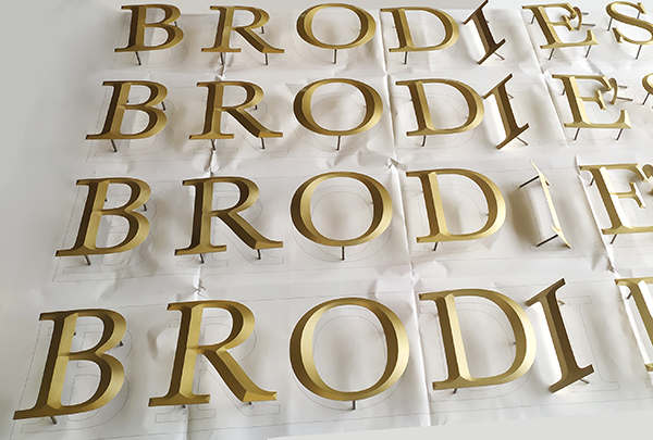 Brass Letter Signs