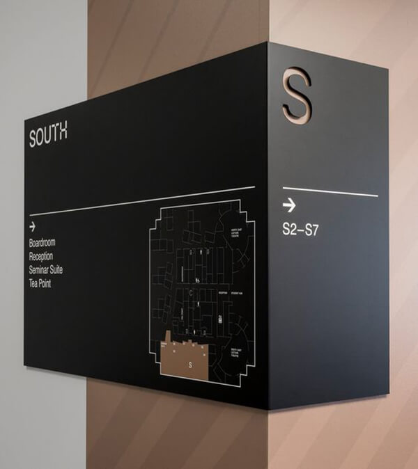 Interior Directional Sign for Enterprise