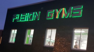 gyms signage made by jaguarsign