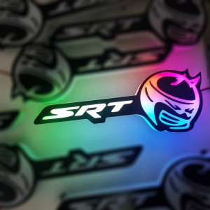 RGB LED Acrylic Car Badge